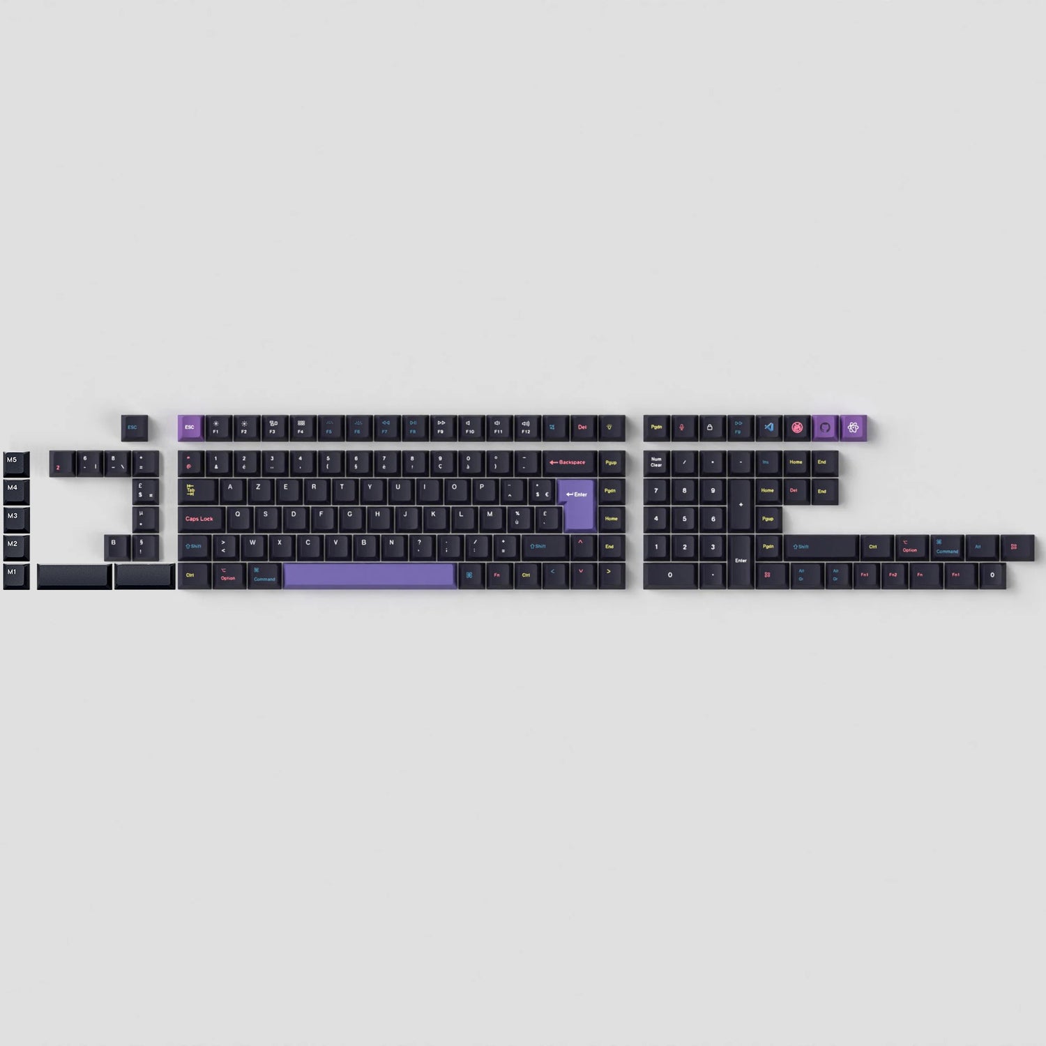 ISO Cherry Profile Dye-Sub PBT Full Set Keycap Set - Developer