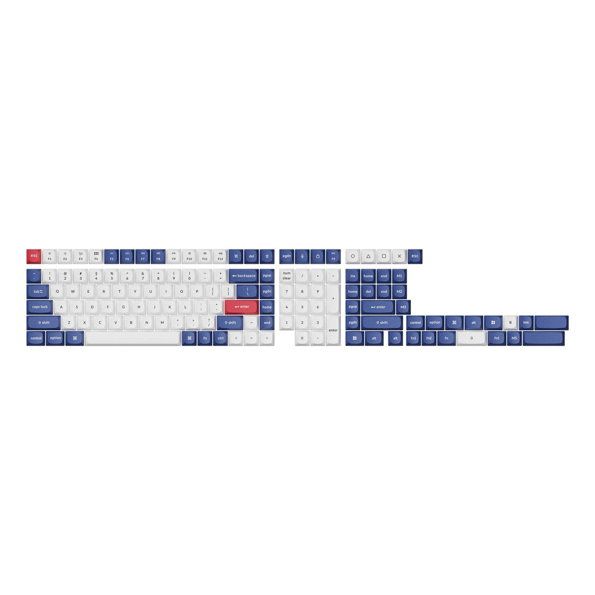 Set completo di keycap PBT OSA double-shot