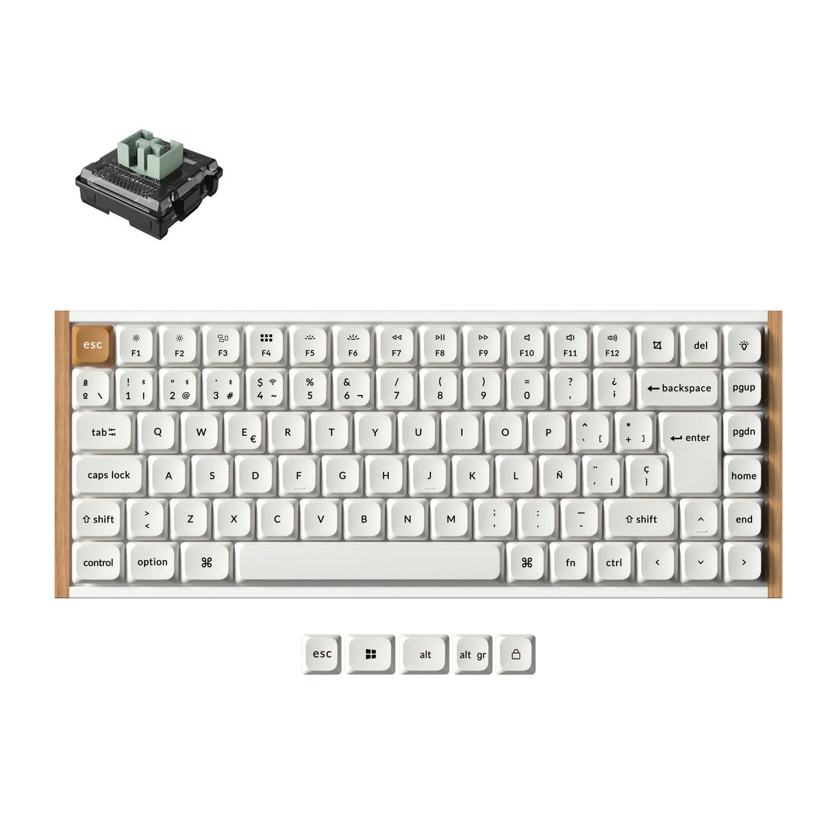 Keychron K3 HE Wireless Magnetic Switch Custom Keyboard ISO Layout Collection