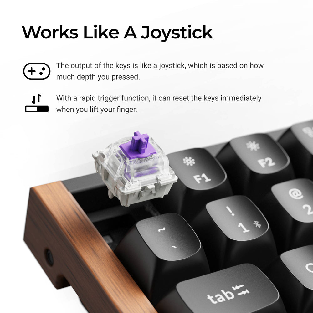 Tastiera personalizzata wireless Keychron K4 HE con switch magnetici