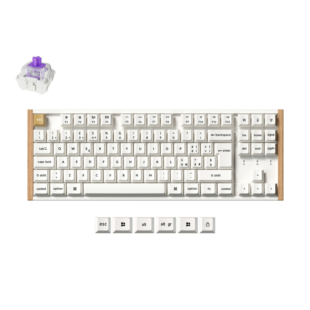 Keychron K8 HE Wireless Magnetic Switch Custom Keyboard ISO Layout Collection