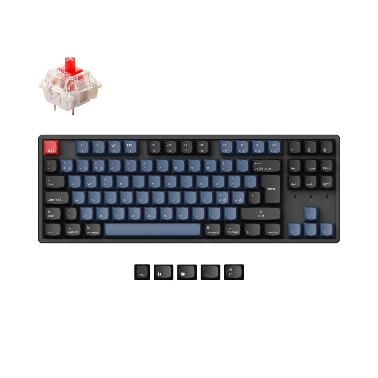 Keychron K8 Pro QMK/VIA Wireless Tastiera meccanica ISO Layout Collection