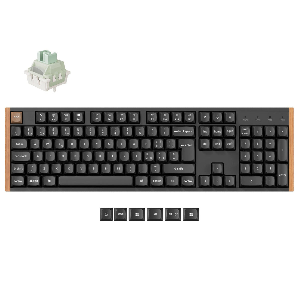 Tastiera personalizzata wireless Keychron K10 HE con switch magnetici, collezione con layout ISO