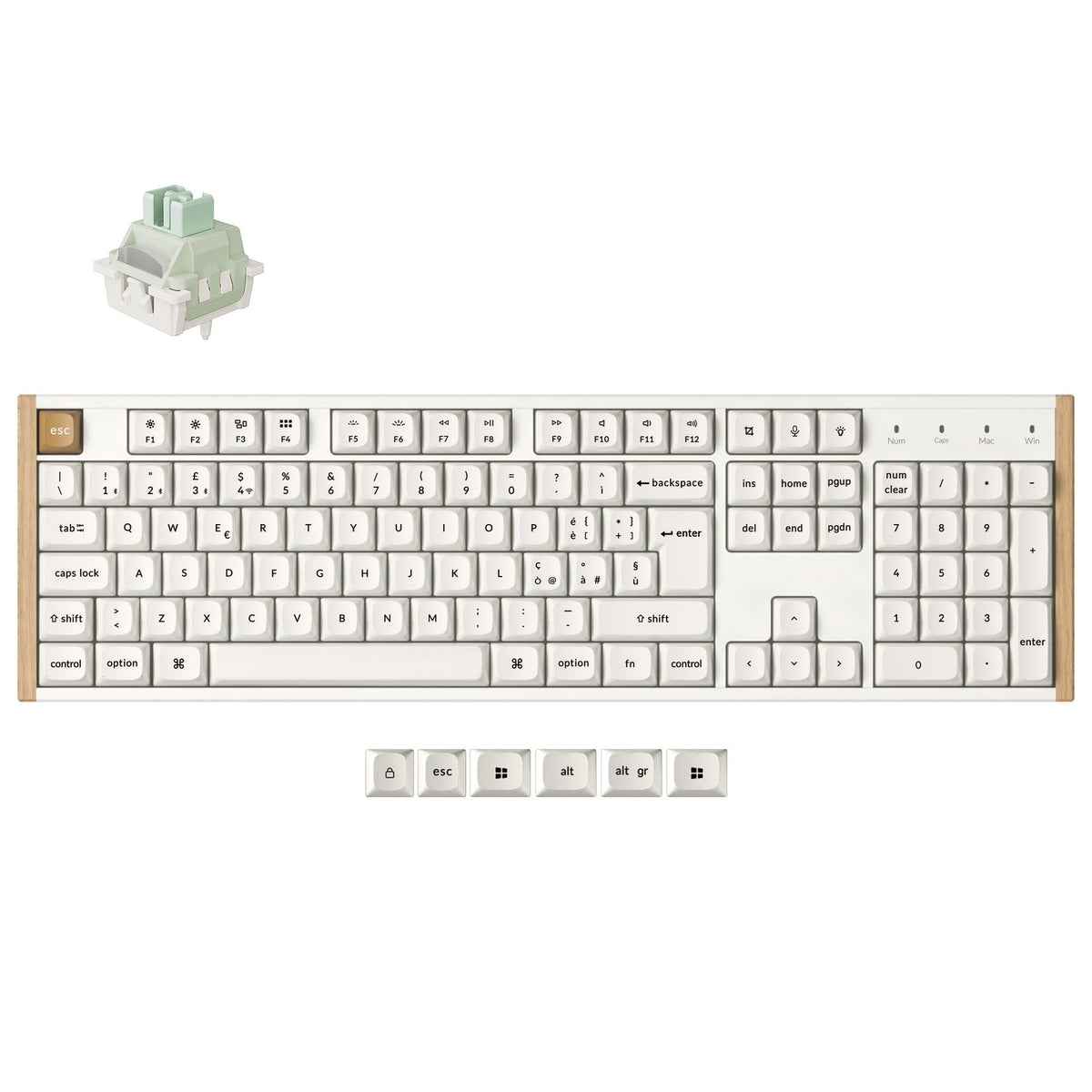 Tastiera personalizzata wireless Keychron K10 HE con switch magnetici, collezione con layout ISO