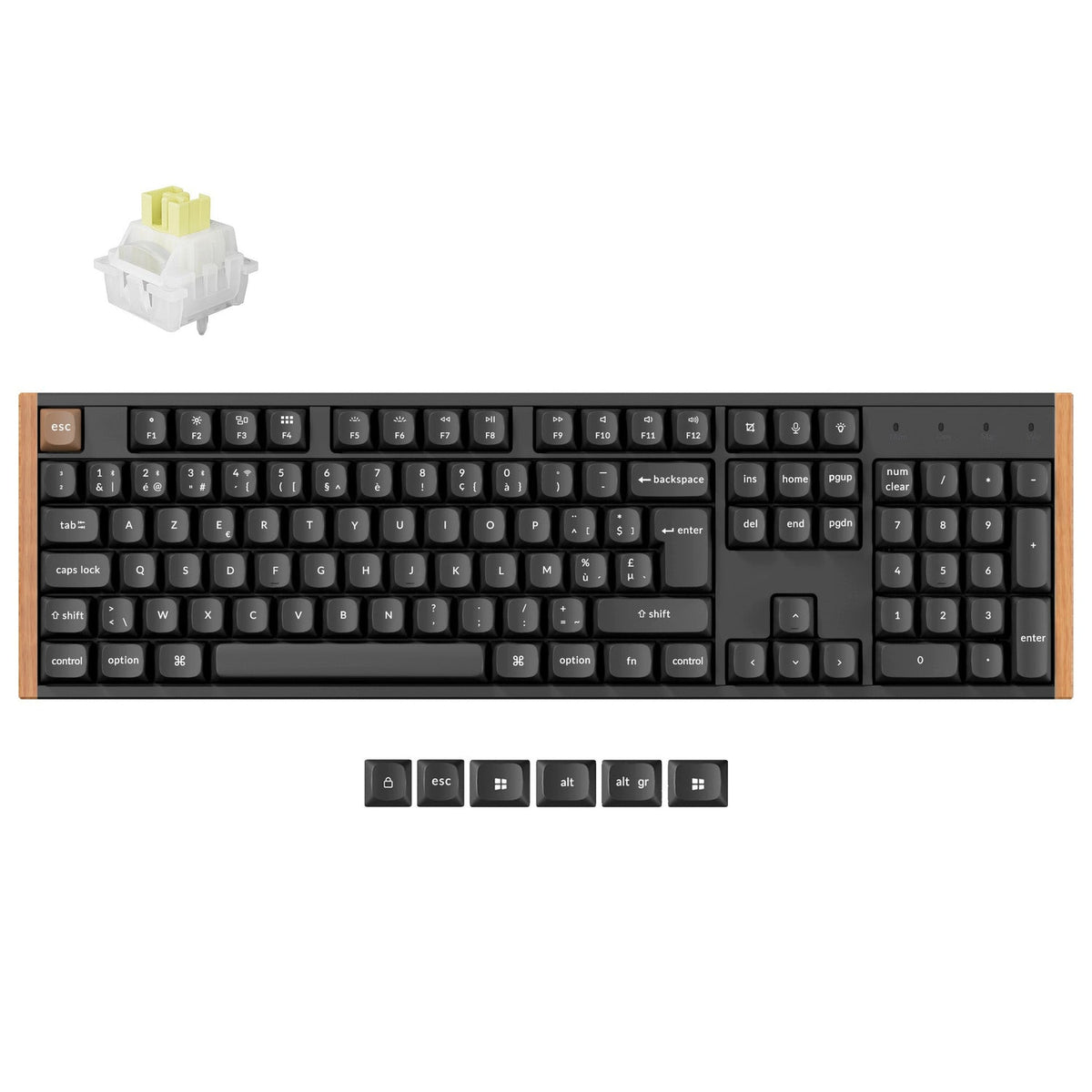 Tastiera personalizzata wireless Keychron K10 HE con switch magnetici, collezione con layout ISO