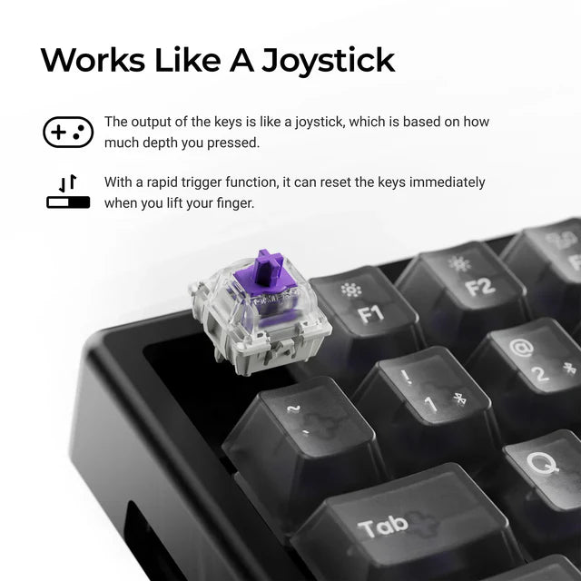 Keychron K2 HE Wireless Magnetic Switch Custom Keyboard - Resin Edition