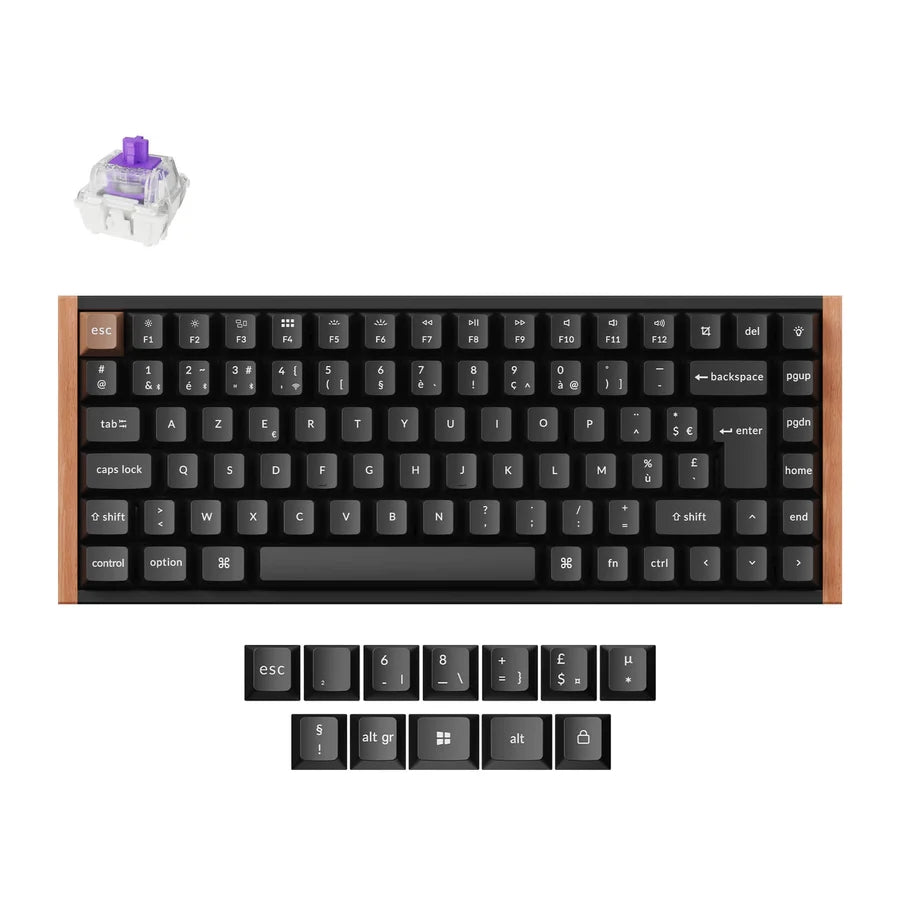 Tastiera personalizzata wireless Keychron K2 HE con switch magnetici, collezione con layout ISO