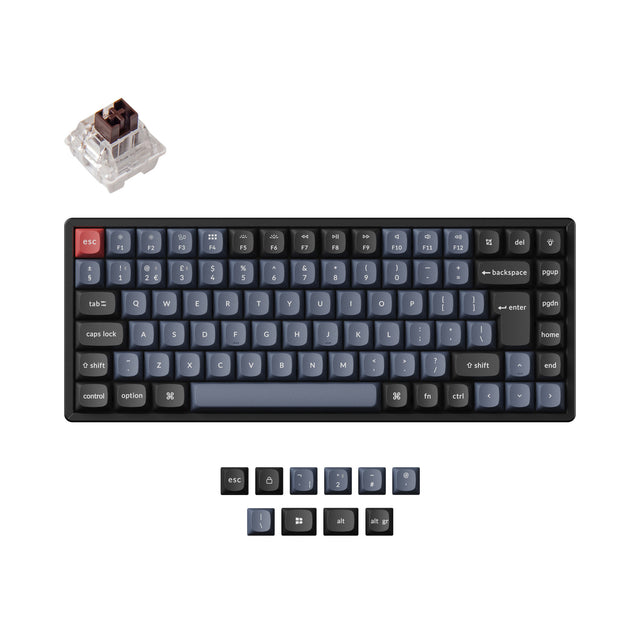 Keychron K2 Pro QMK/VIA Wireless Tastiera meccanica ISO Layout Collection