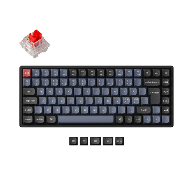Keychron K2 Pro QMK/VIA Wireless Tastiera meccanica ISO Layout Collection