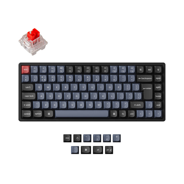 Keychron K2 Pro QMK/VIA Wireless Tastiera meccanica ISO Layout Collection