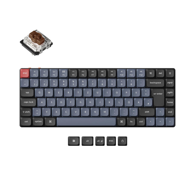 Keychron K3 Pro QMK/VIA Wireless Tastiera meccanica ISO Layout Collection