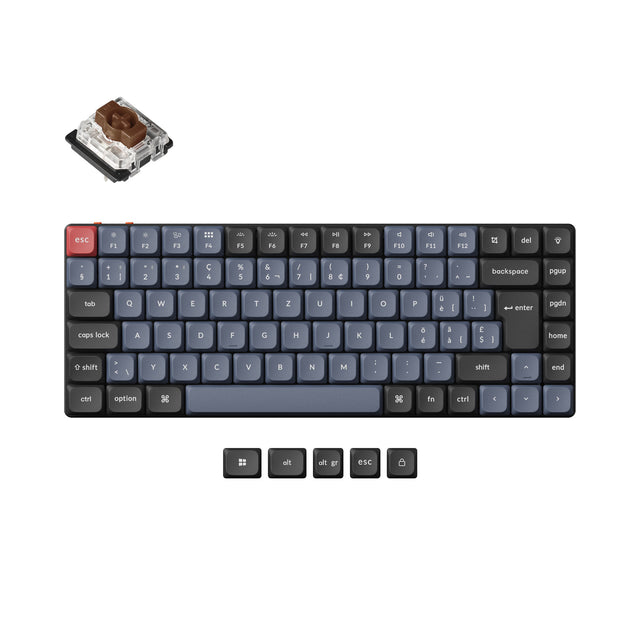 Keychron K3 Pro QMK/VIA Wireless Tastiera meccanica ISO Layout Collection