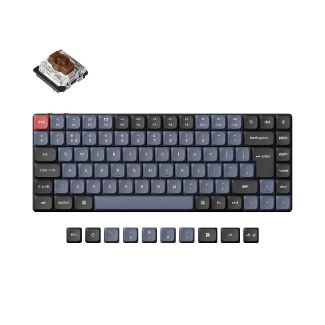 Keychron K3 Pro QMK/VIA Wireless Tastiera meccanica ISO Layout Collection