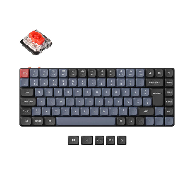 Keychron K3 Pro QMK/VIA Wireless Tastiera meccanica ISO Layout Collection
