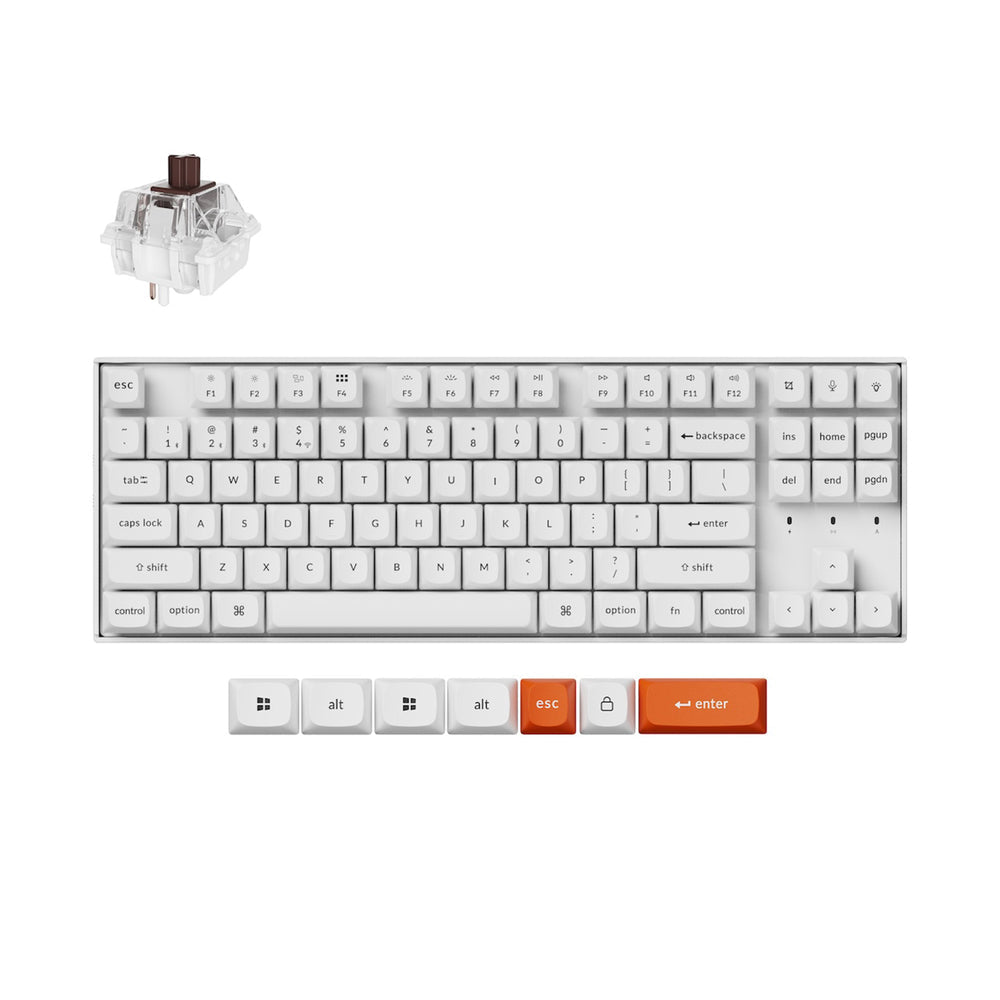 Tastiera meccanica wireless Keychron K8 Max QMK (layout US ANSI)
