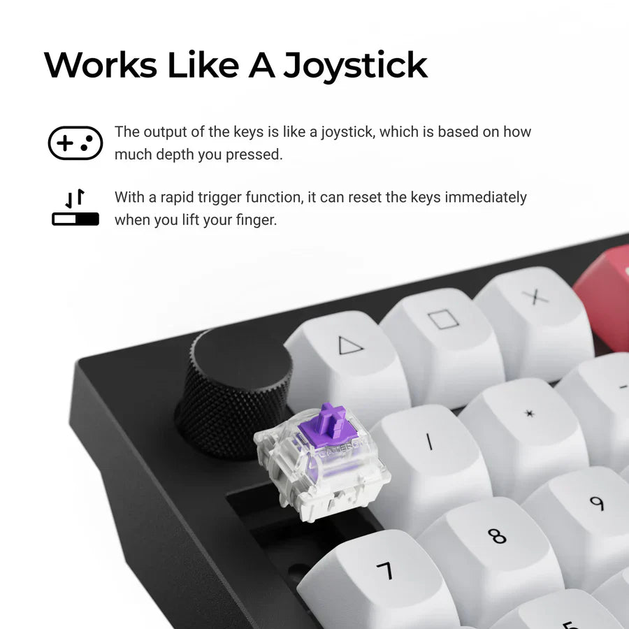 Keychron Q12 HE QMK Wireless Custom Keyboard