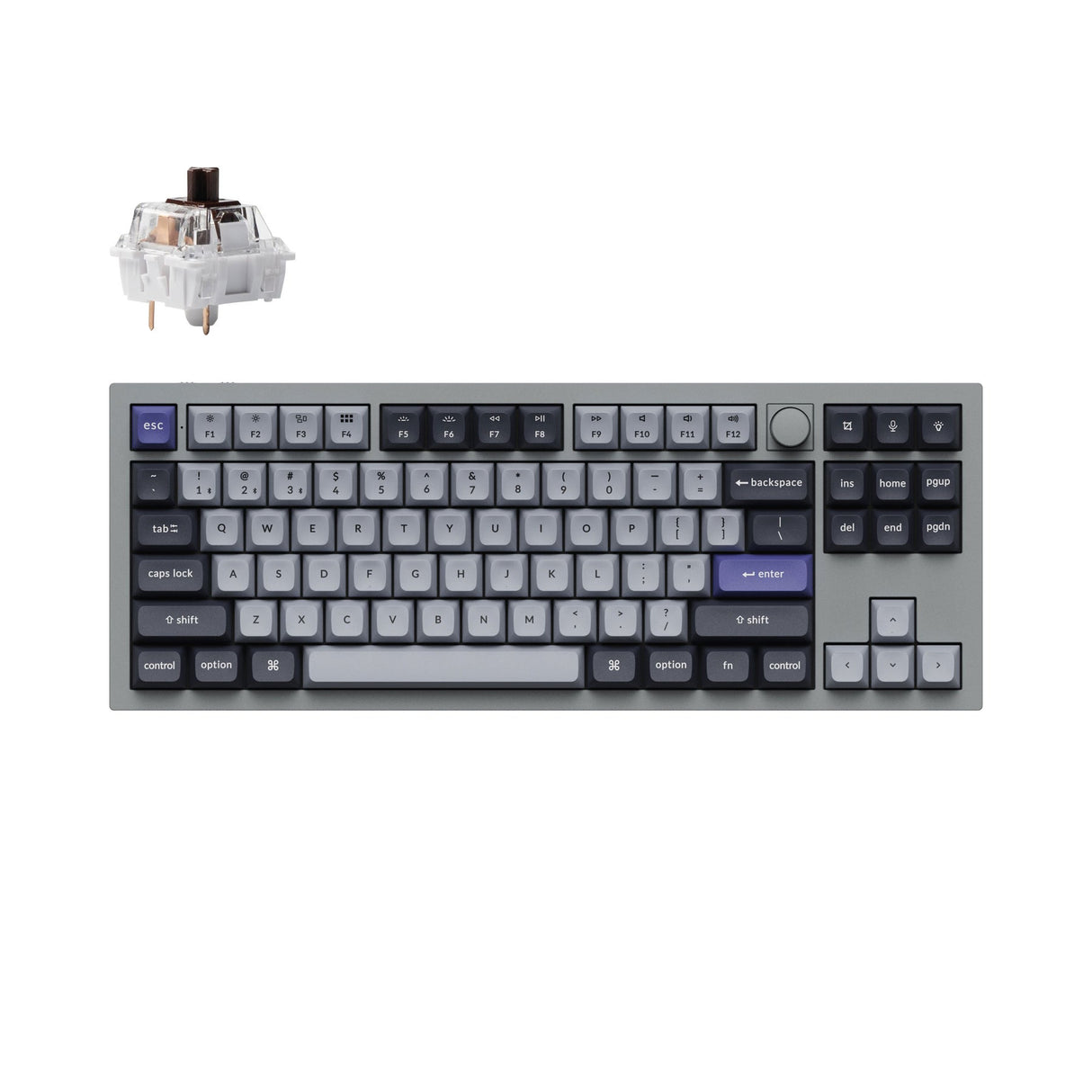 Keychron Q3 Pro QMK/VIA tastiera meccanica senza fili personalizzata