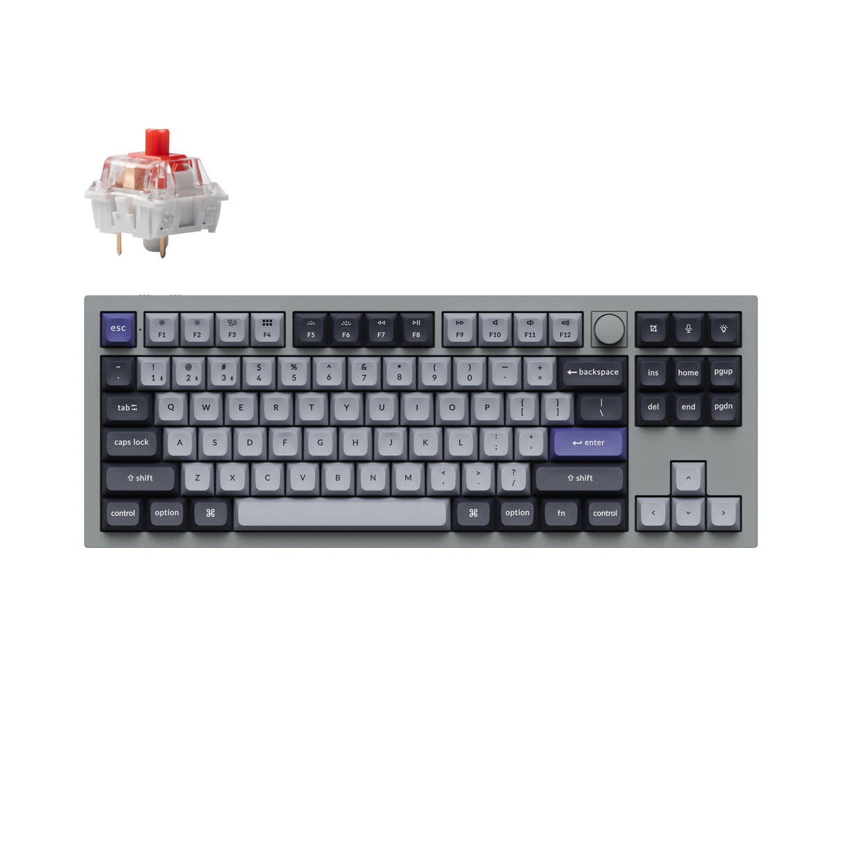 Keychron Q3 Pro QMK/VIA tastiera meccanica senza fili personalizzata
