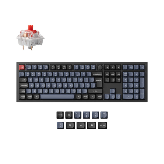 Collezione di layout ISO di tastiere meccaniche personalizzate wireless Keychron Q6 Pro QMK/VIA