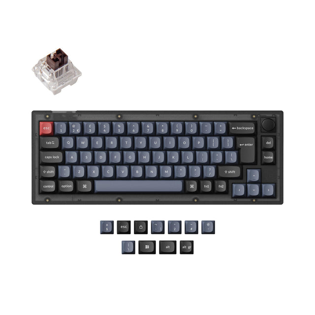 Keychron V2 QMK Personalizzato Tastiera meccanica ISO Layout Collection
