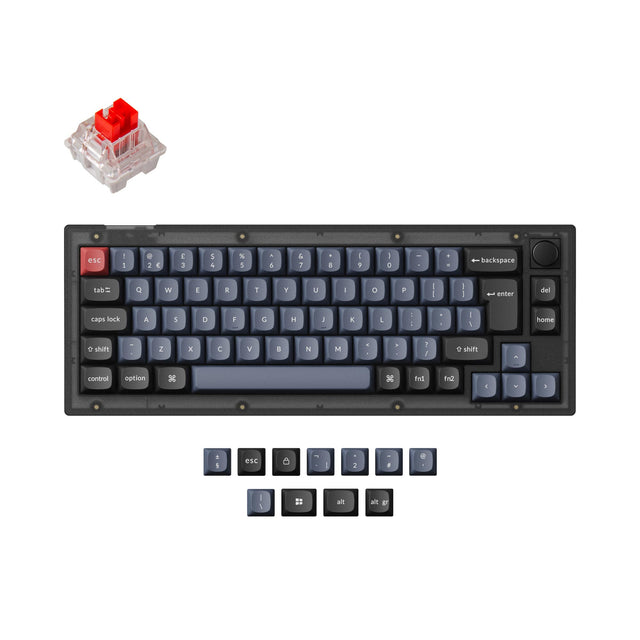 Keychron V2 QMK Personalizzato Tastiera meccanica ISO Layout Collection