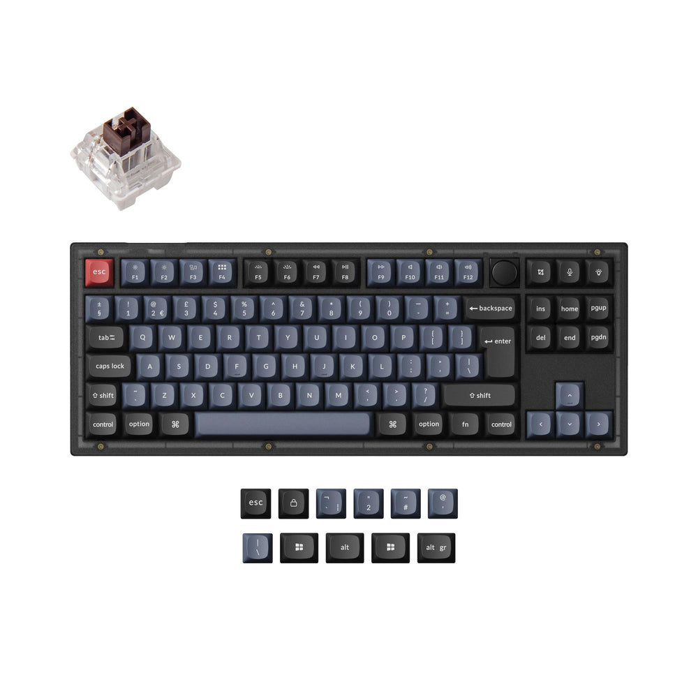 Keychron V3 QMK Personalizzato Tastiera meccanica ISO Layout Collection