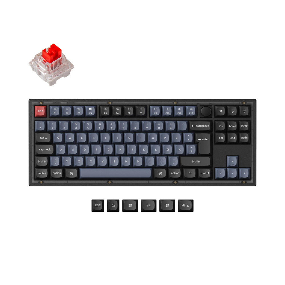 Keychron V3 QMK Personalizzato Tastiera meccanica ISO Layout Collection