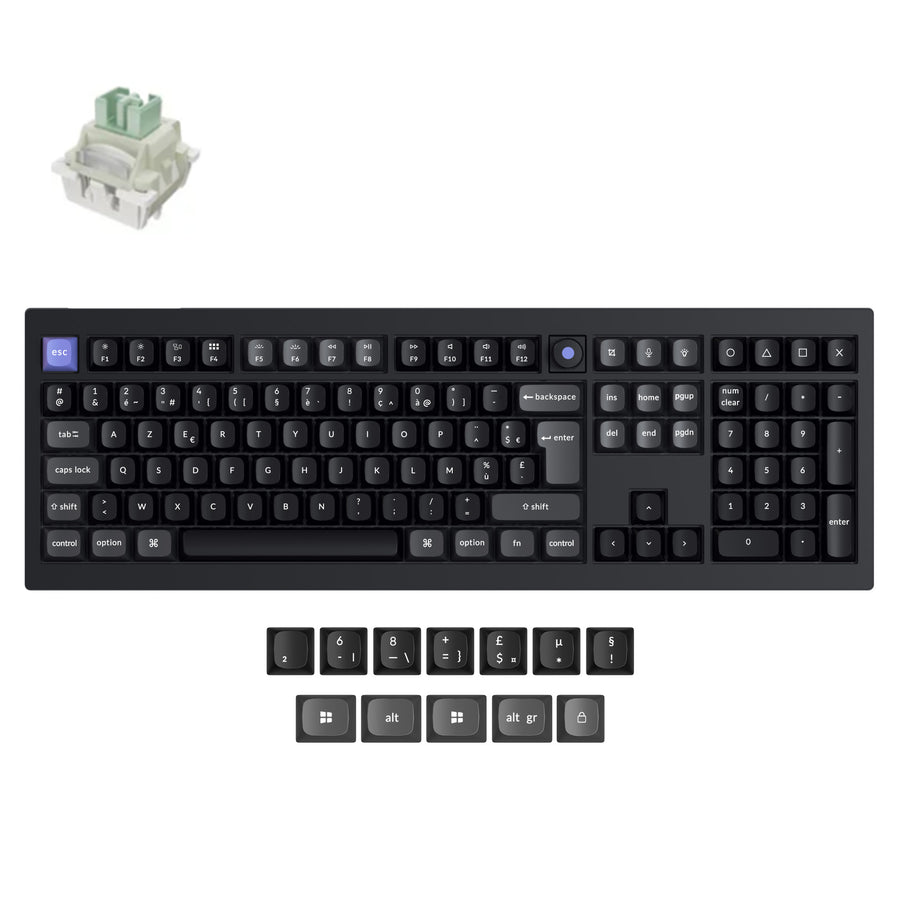 Keychron Q6 HE 8K Wired Magnetic Switch Keyboard ISO Layout Collection
