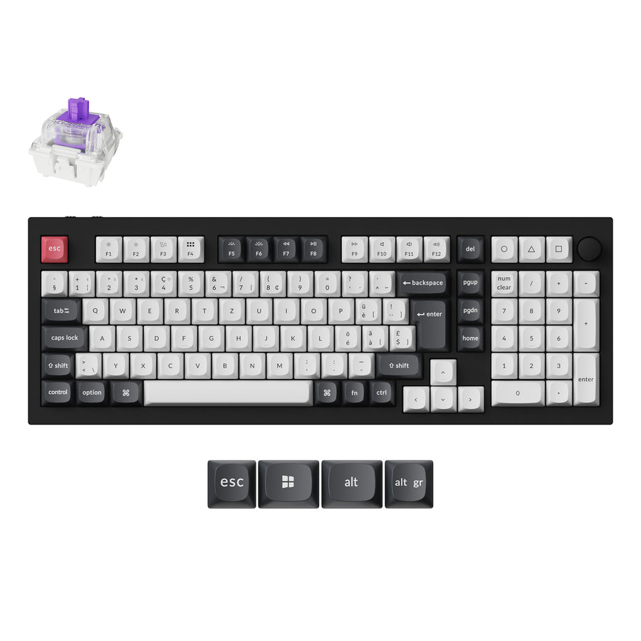 Keychron Q5 HE QMK Wireless Custom Keyboard ISO Layout Collection