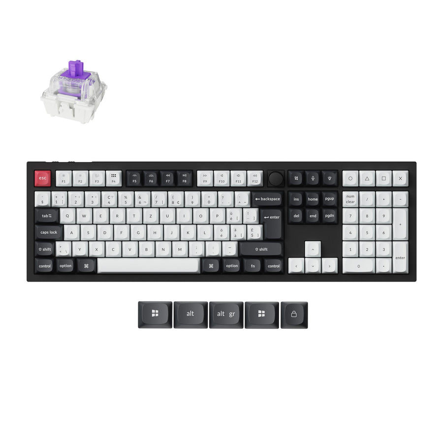 Keychron Q6 HE QMK Wireless Custom Keyboard ISO Layout Collection