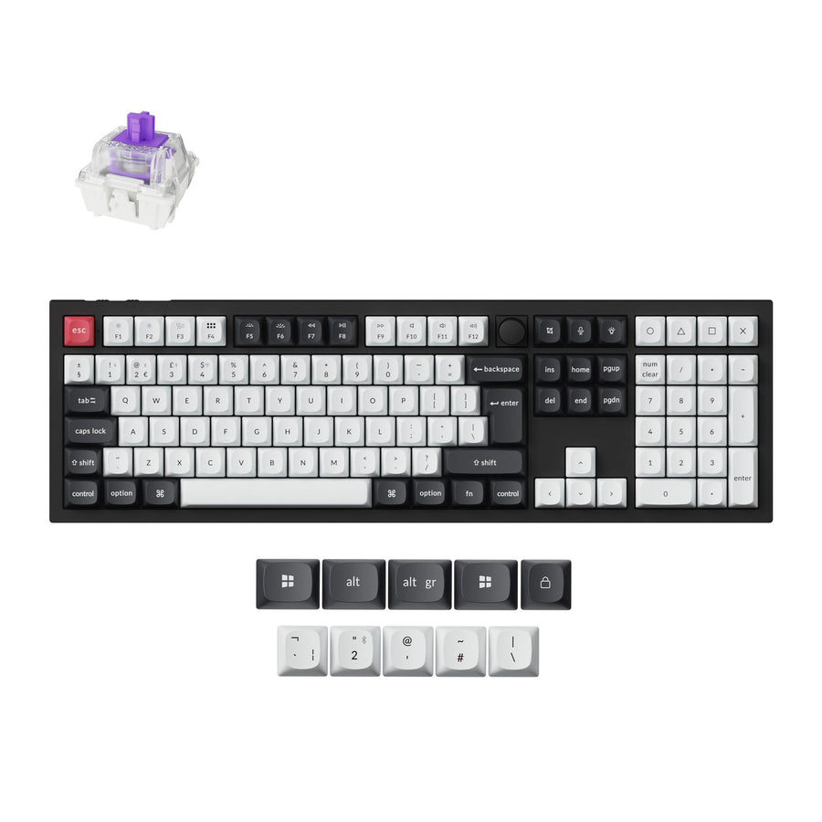 Keychron Q6 HE QMK Wireless Custom Keyboard ISO Layout Collection