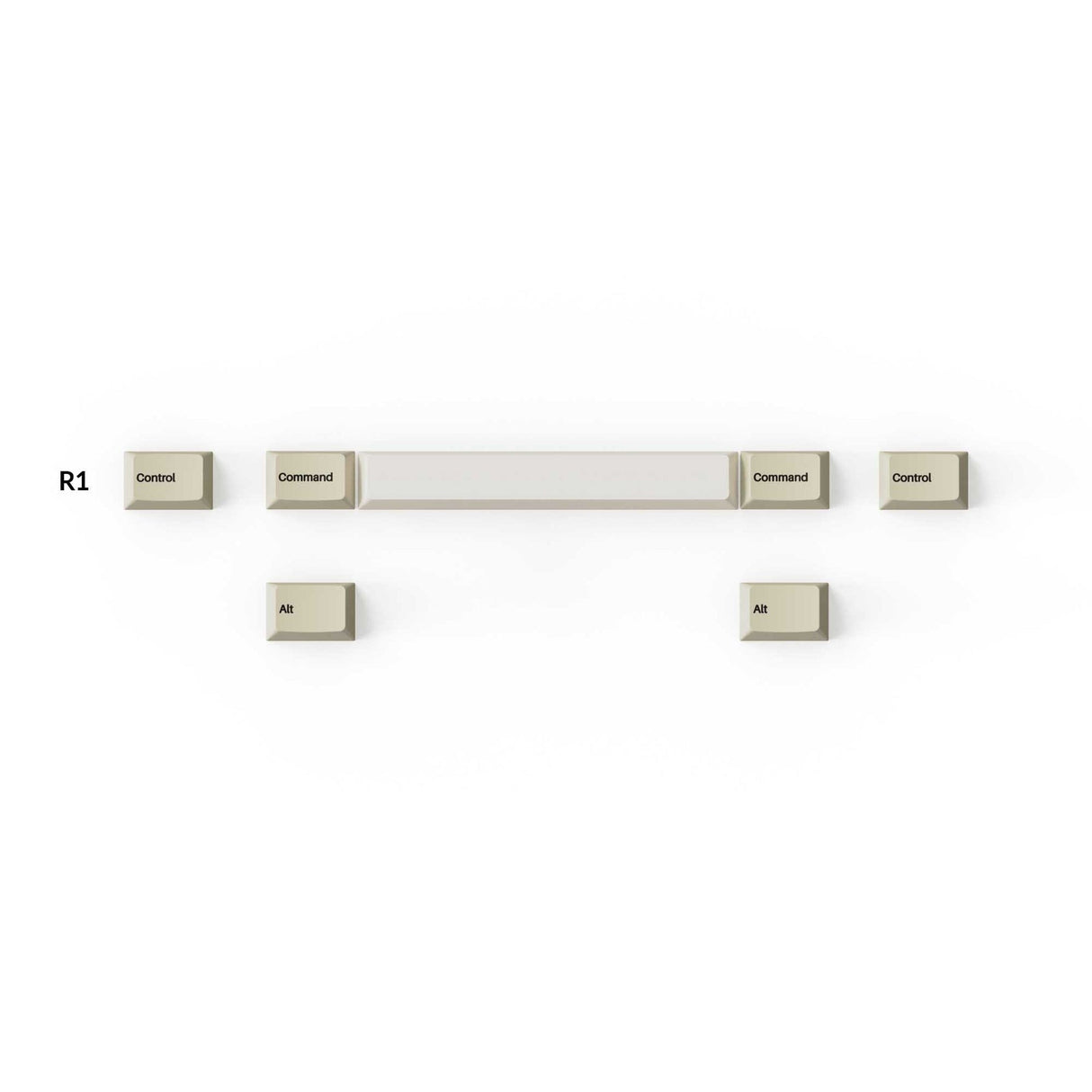 Profilo di ciliegia Double-Shot PBT Tastiera completa - Camel
