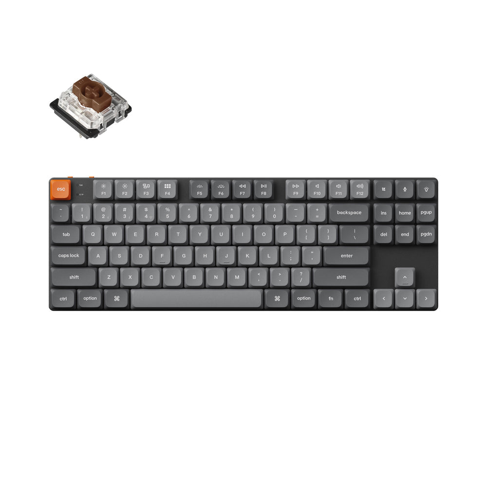 Keychron K1 Max QMK/VIA Tastiera meccanica personalizzata wireless (layout US ANSI)