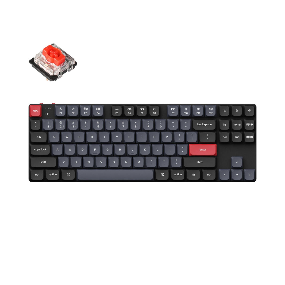 Keychron K1 Pro QMK/VIA Tastiera meccanica senza fili (layout US ANSI)