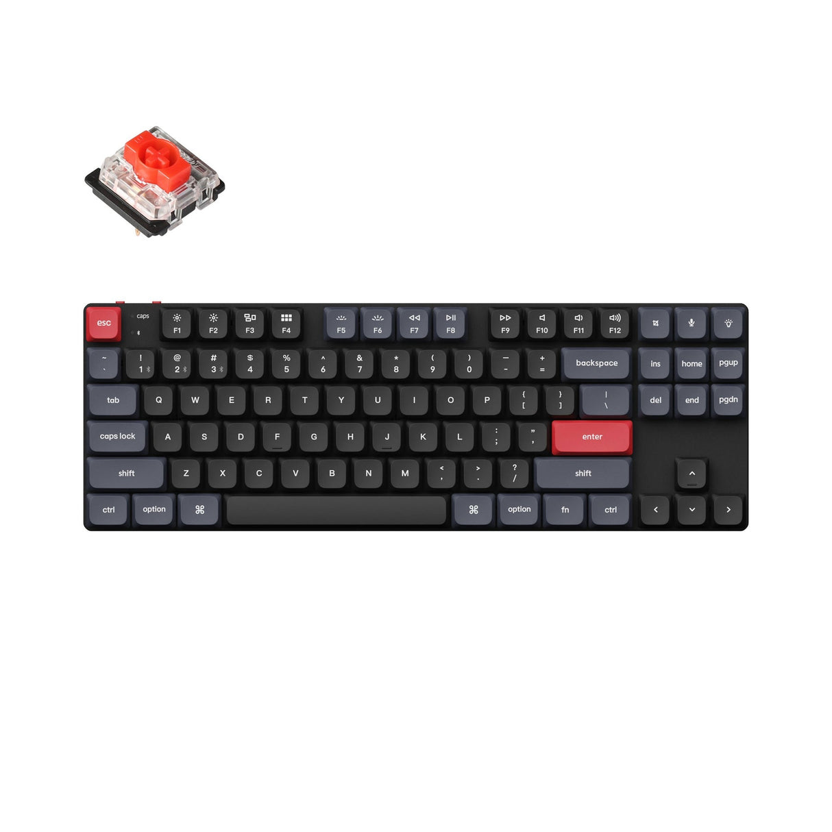 Keychron K1 Pro QMK/VIA Tastiera meccanica senza fili (layout US ANSI)