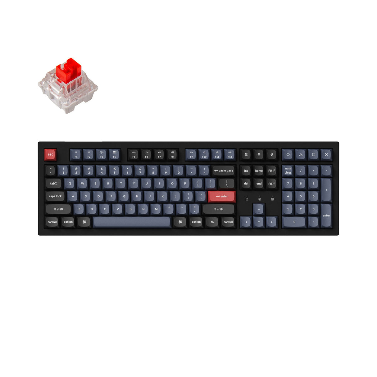 Keychron K10 Pro QMK/VIA Tastiera meccanica wireless (US ANSI Layout)