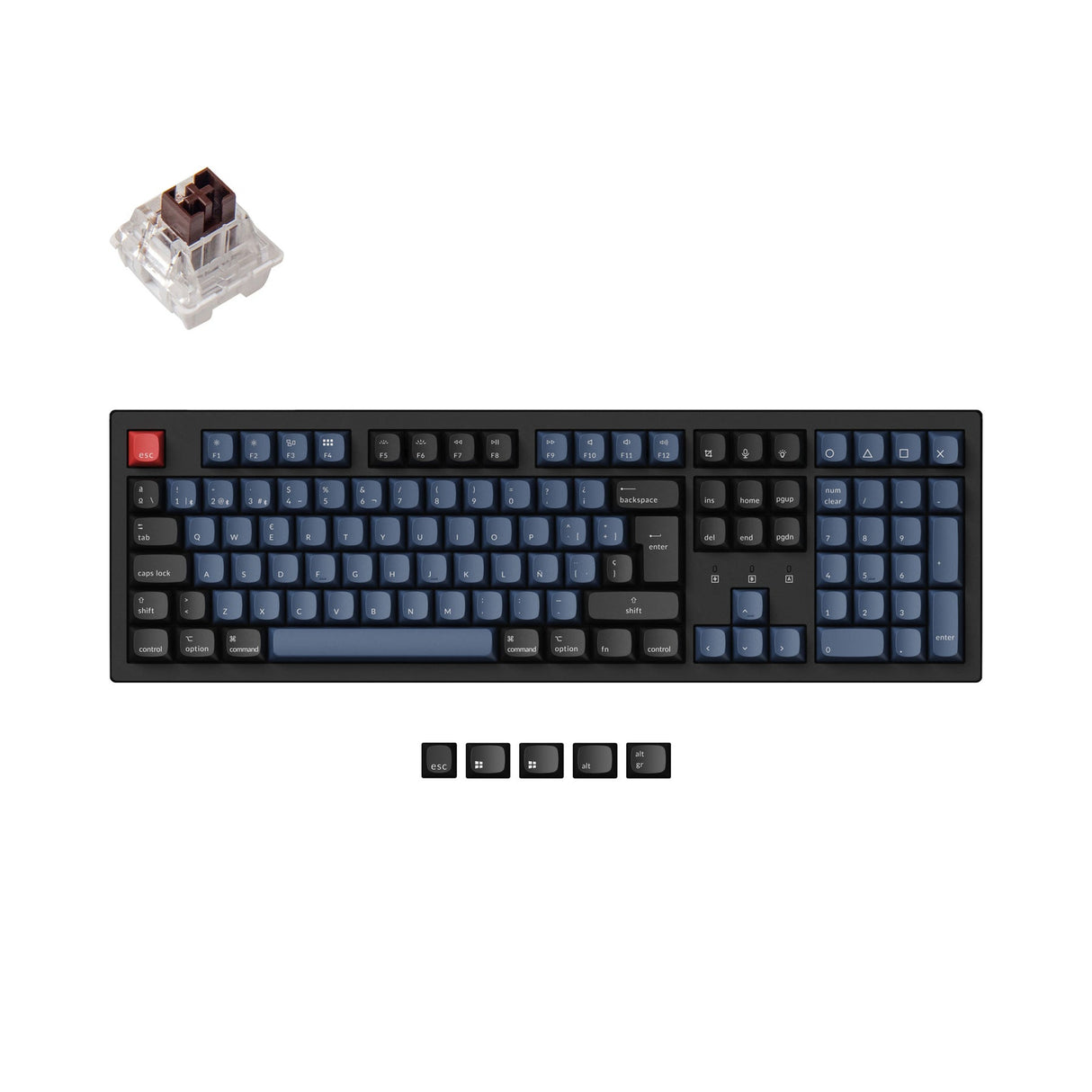 Keychron K10 Pro QMK/VIA Wireless Tastiera meccanica ISO Layout Collection