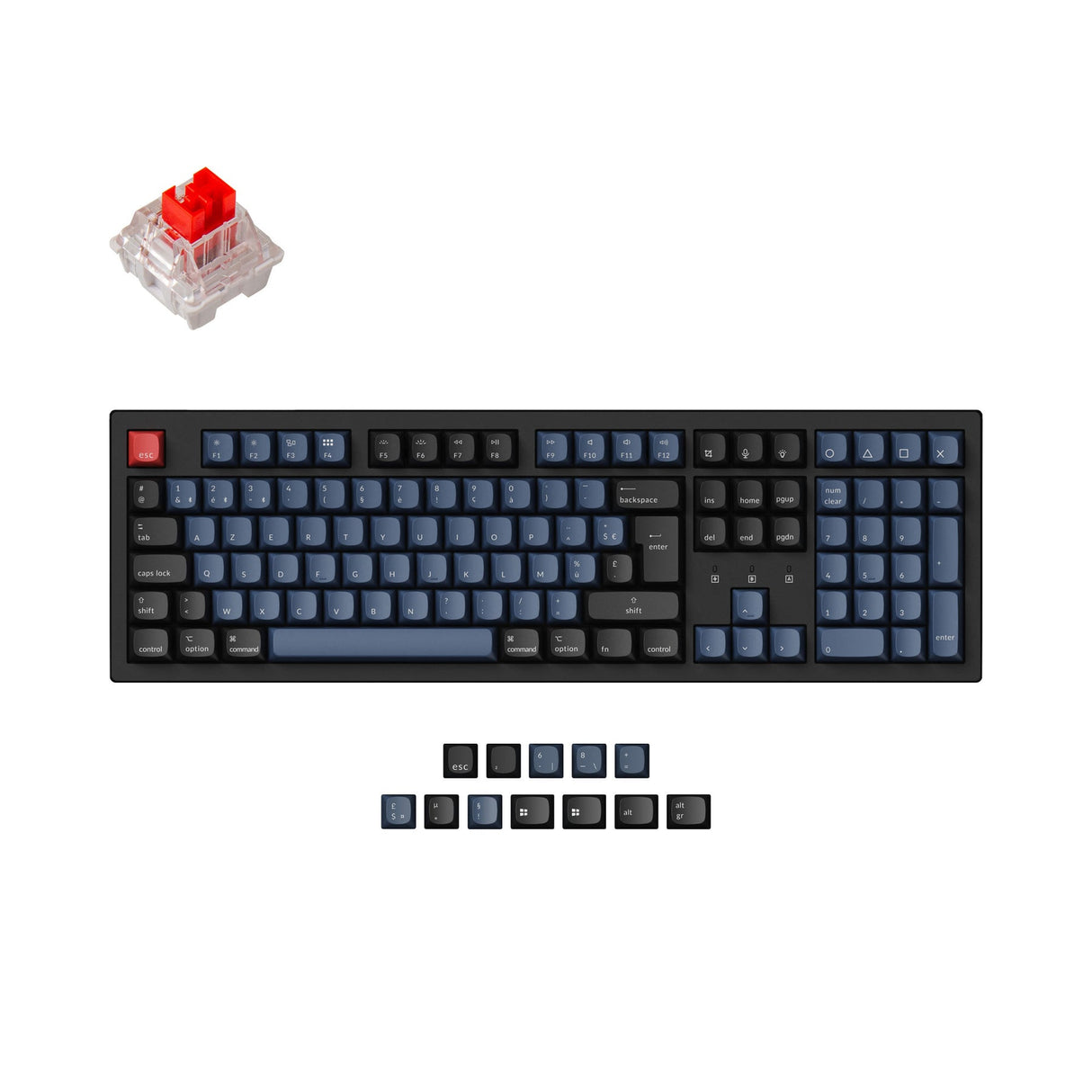Keychron K10 Pro QMK/VIA Wireless Tastiera meccanica ISO Layout Collection