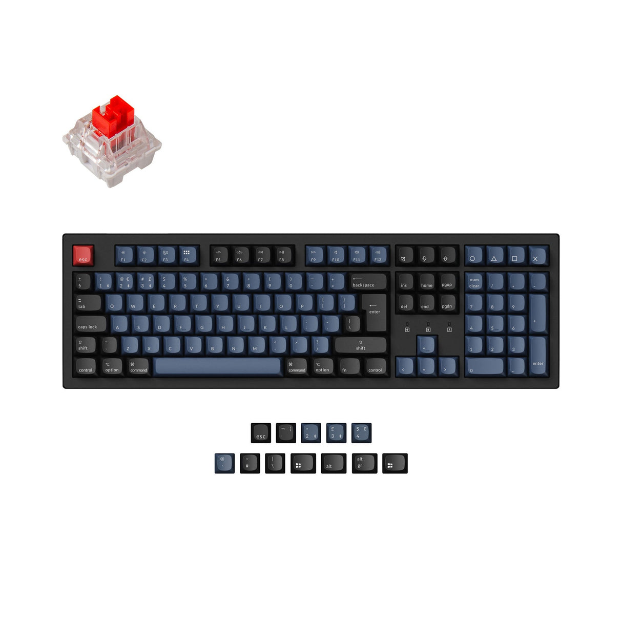 Keychron K10 Pro QMK/VIA Wireless Tastiera meccanica ISO Layout Collection