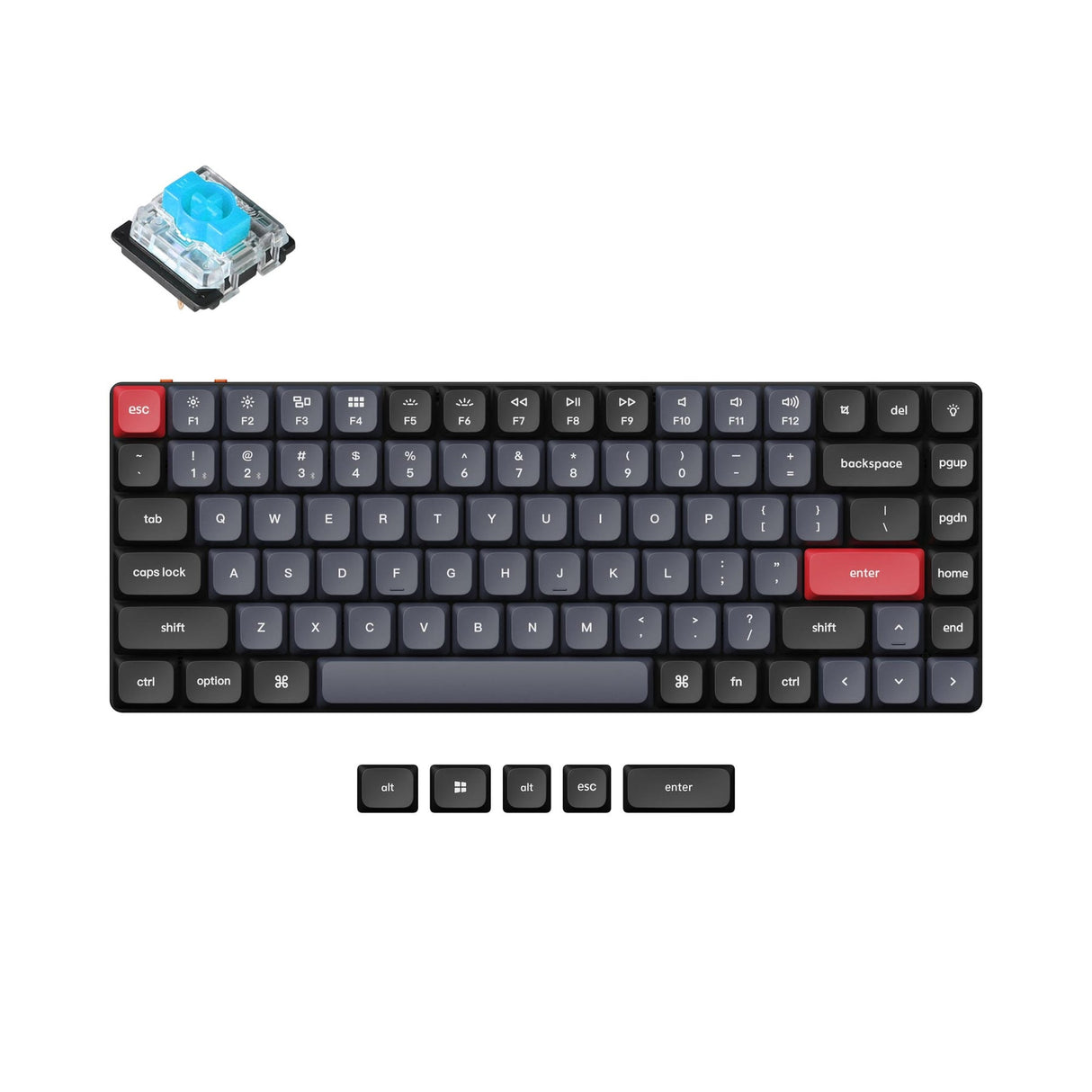 Keychron K3 Pro QMK/VIA tastiera meccanica senza fili (layout US ANSI)