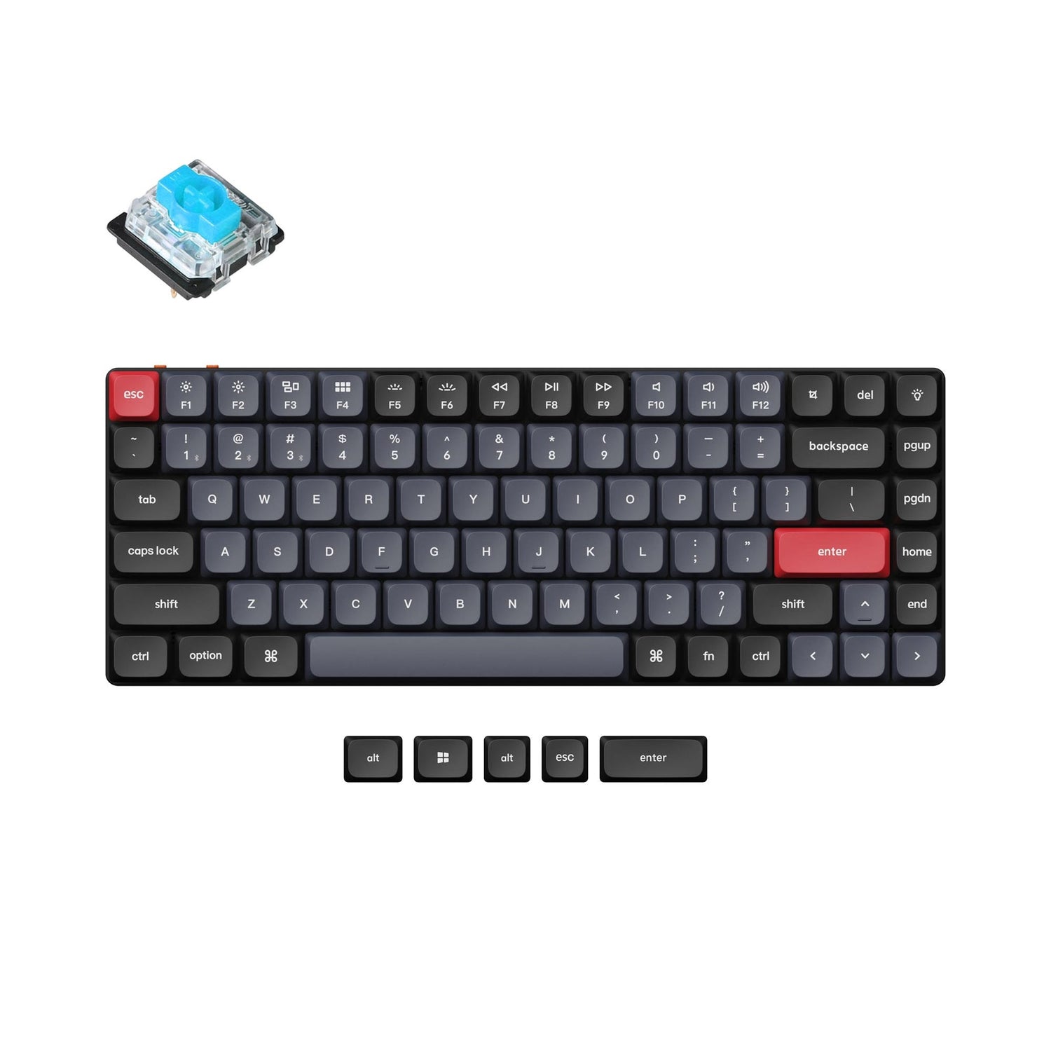 Keychron K3 Pro QMK/VIA tastiera meccanica senza fili (layout US ANSI)
