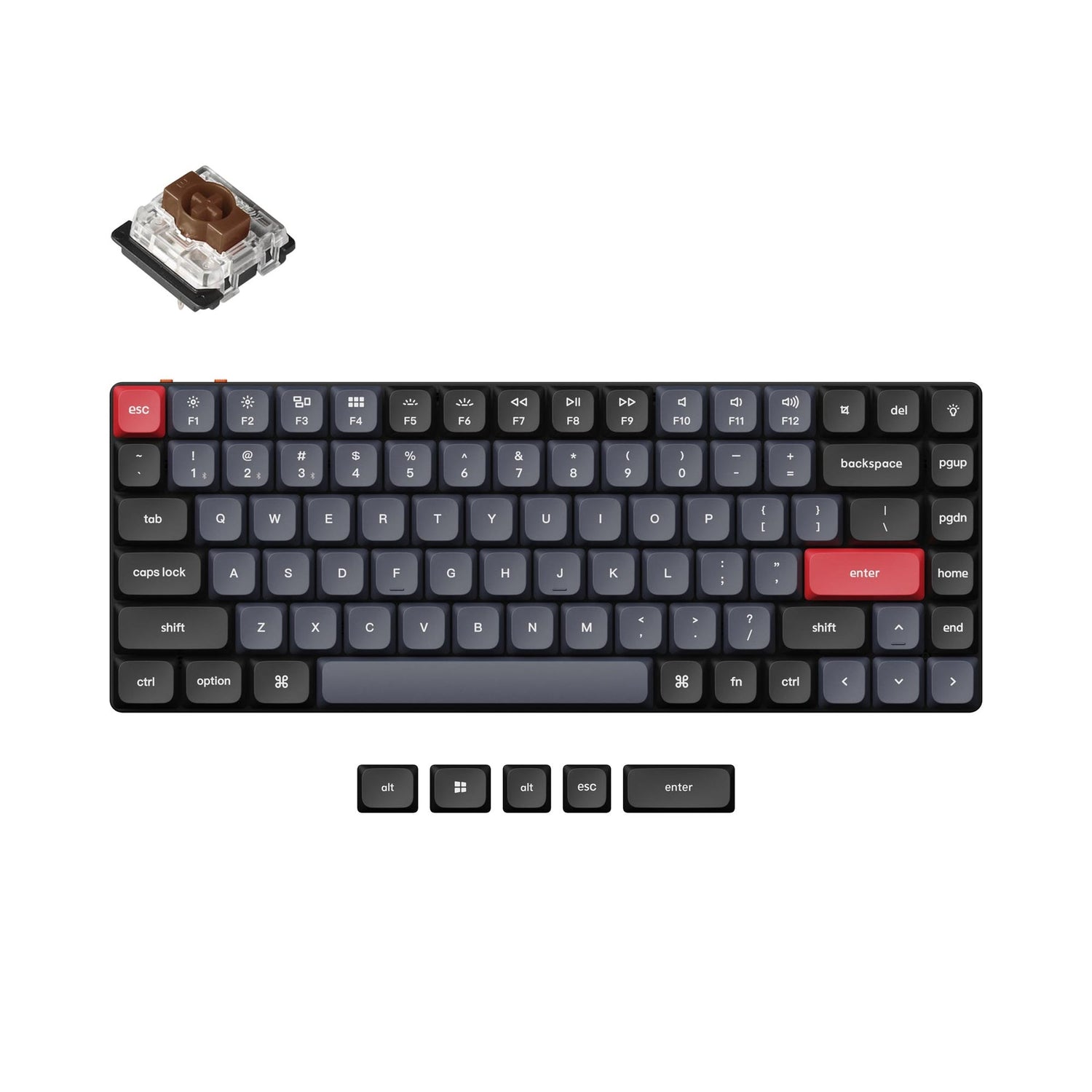 Keychron K3 Pro QMK/VIA tastiera meccanica senza fili (layout US ANSI)