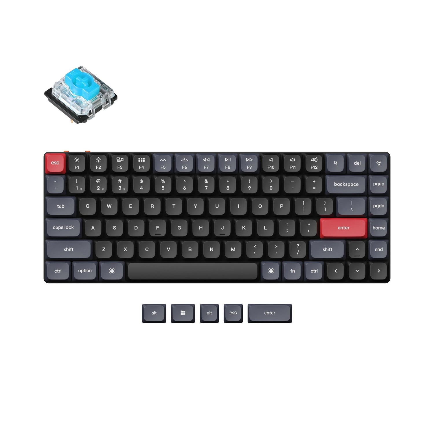 Keychron K3 Pro QMK/VIA tastiera meccanica senza fili (layout US ANSI)