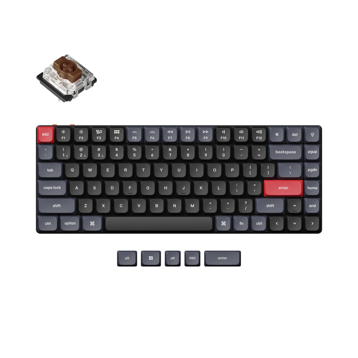 Keychron K3 Pro QMK/VIA tastiera meccanica senza fili (layout US ANSI)