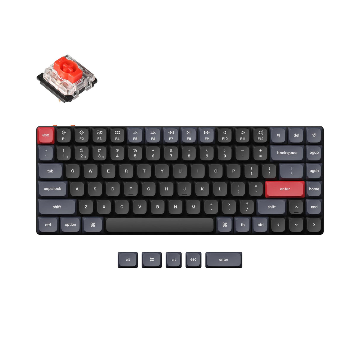Keychron K3 Pro QMK/VIA tastiera meccanica senza fili (layout US ANSI)