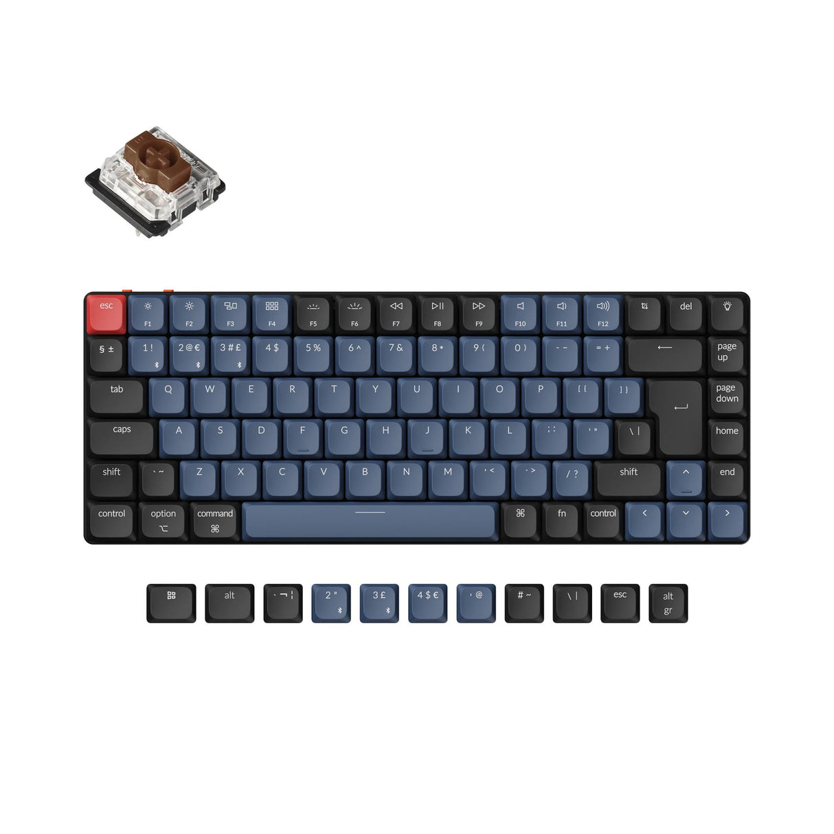 Keychron K3 Pro QMK/VIA Wireless Tastiera meccanica ISO Layout Collection