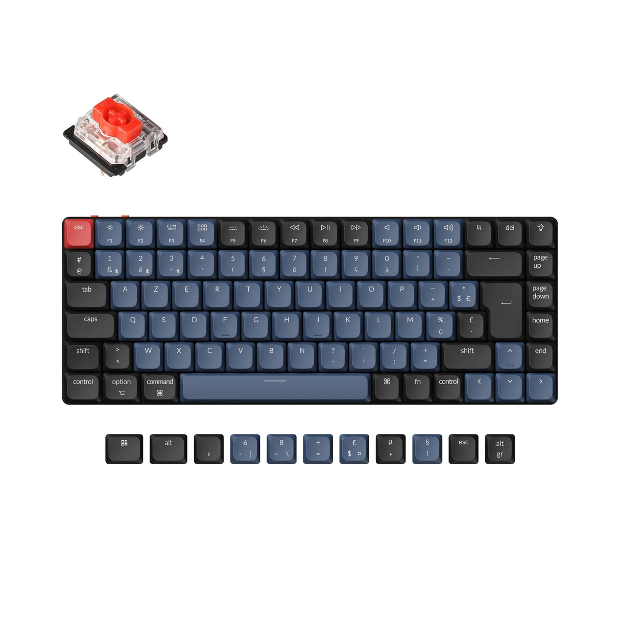 Keychron K3 Pro QMK/VIA Wireless Tastiera meccanica ISO Layout Collection
