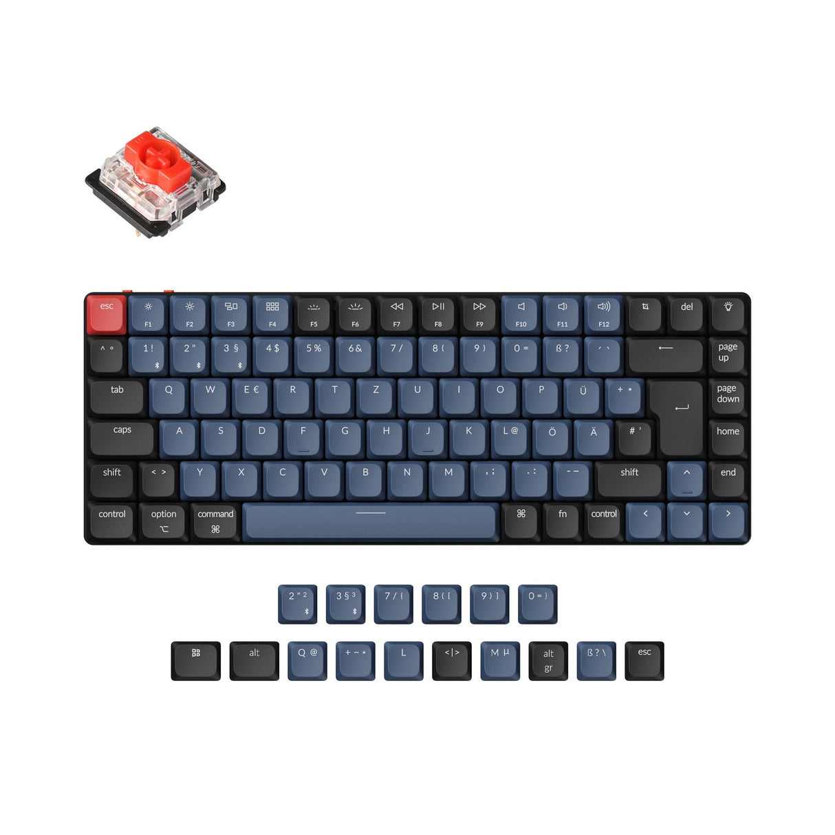 Keychron K3 Pro QMK/VIA Wireless Tastiera meccanica ISO Layout Collection