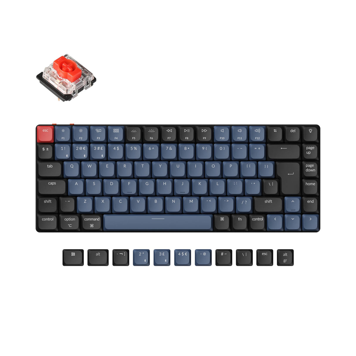 Keychron K3 Pro QMK/VIA Wireless Tastiera meccanica ISO Layout Collection