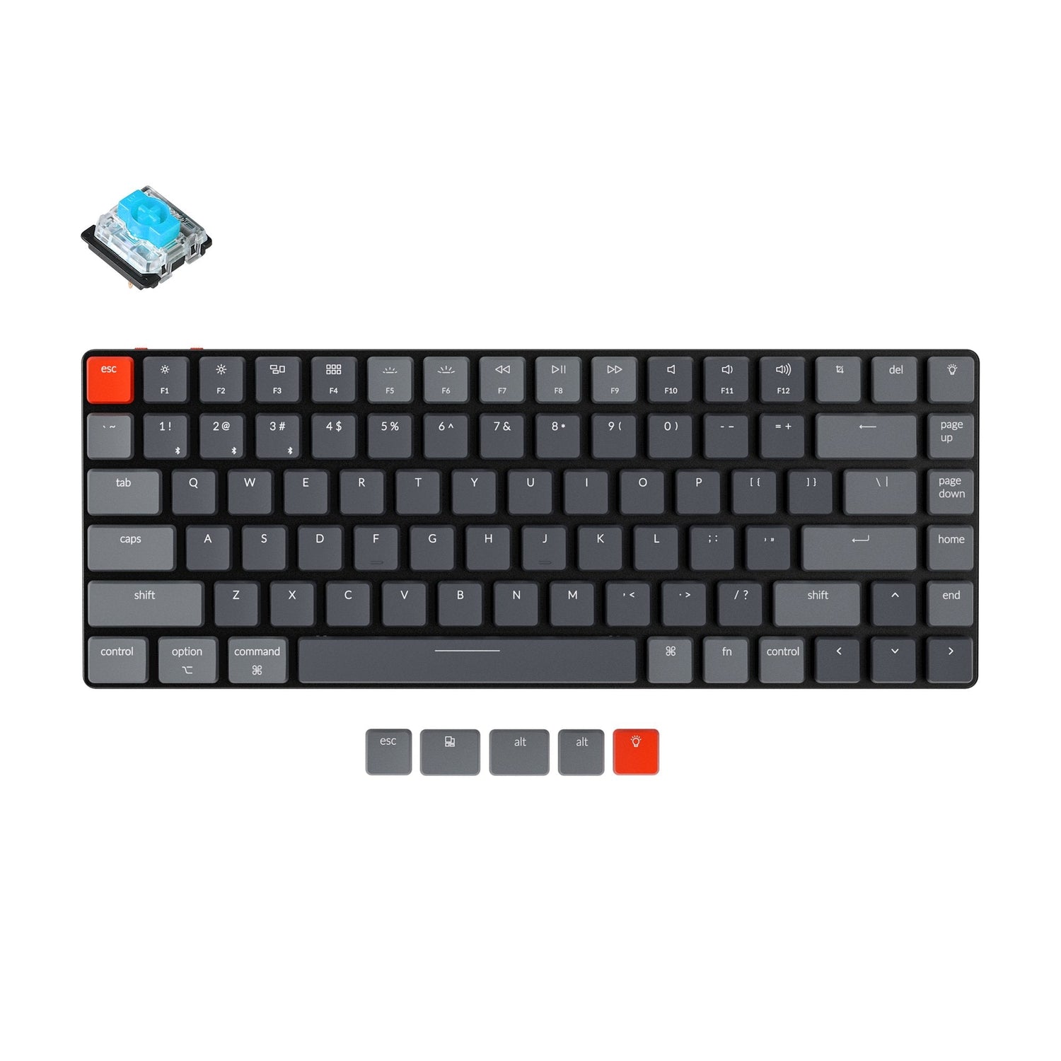 Tastiera meccanica wireless ultrasottile Keychron K3 (layout ANSI USA) -Versione 2